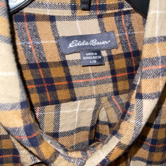 Eddie Bauer Mens Flannel Shirt - Picture 2 of 2